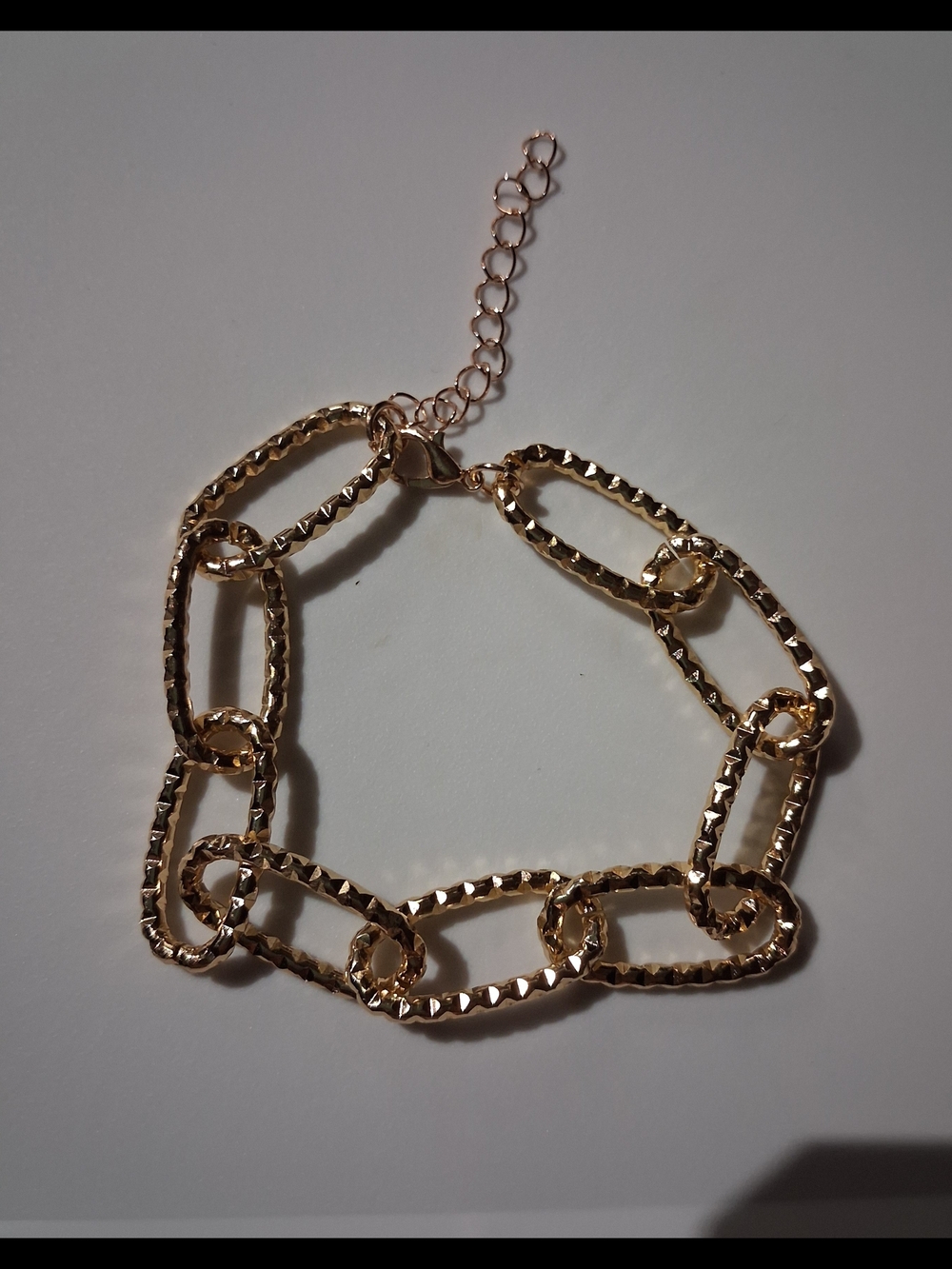 Large/Chunky Yellow Gold Chain Bracelet